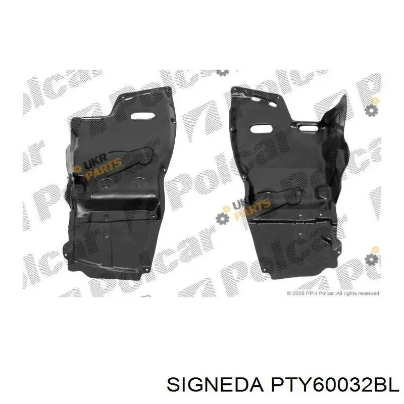 Protección izquierda del motor Signeda PTY60032BL precio, desde 40,96 EUR