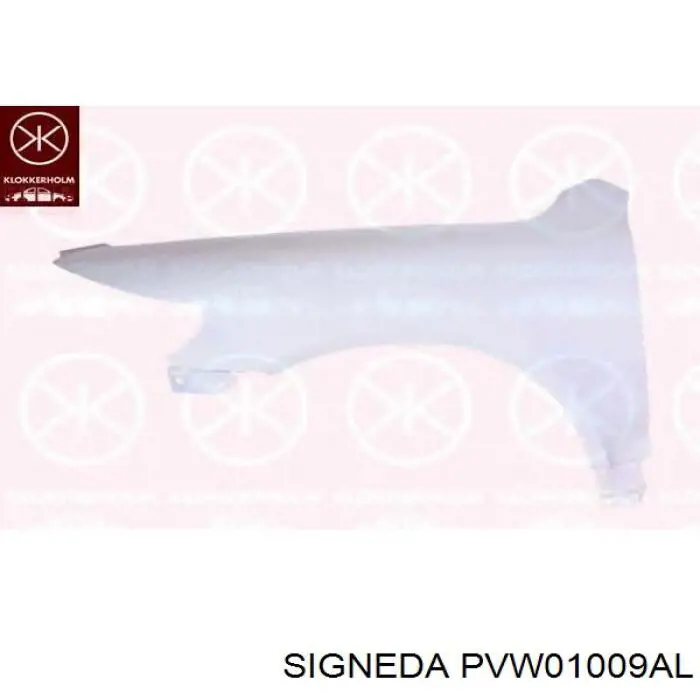 PVW01009AL Signeda guardabarros delantero izquierdo