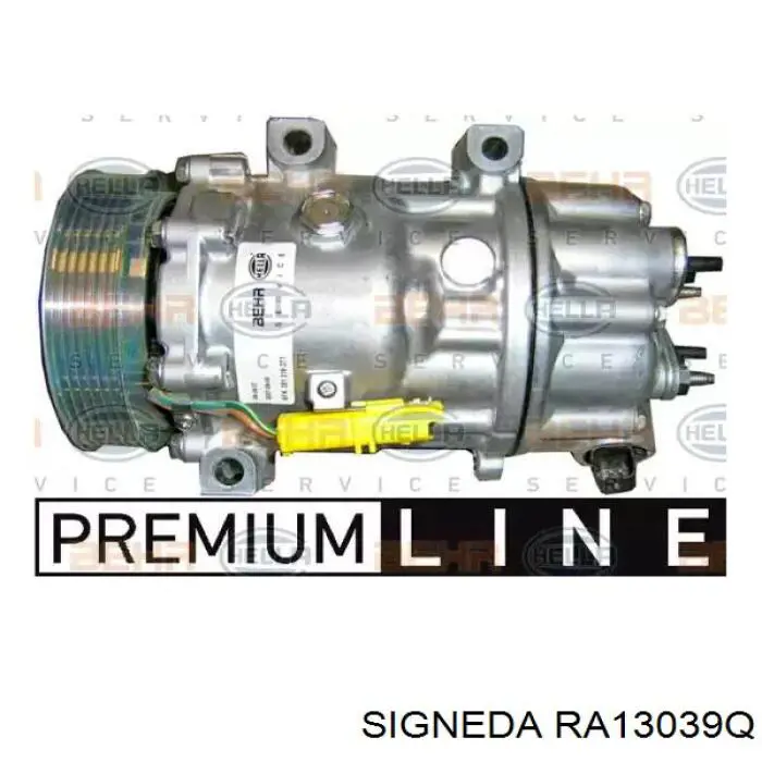 RA13039Q Signeda radiador refrigeración del motor