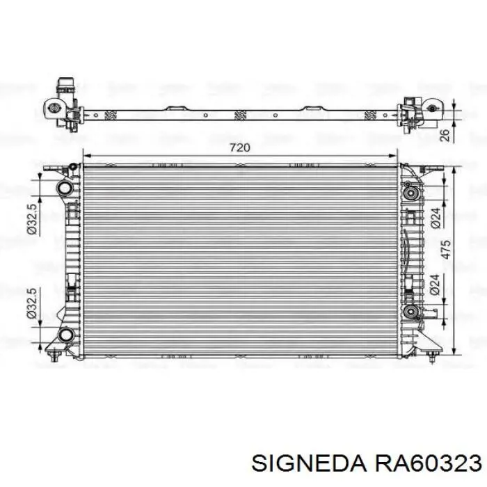 Radiador RA60323 Signeda