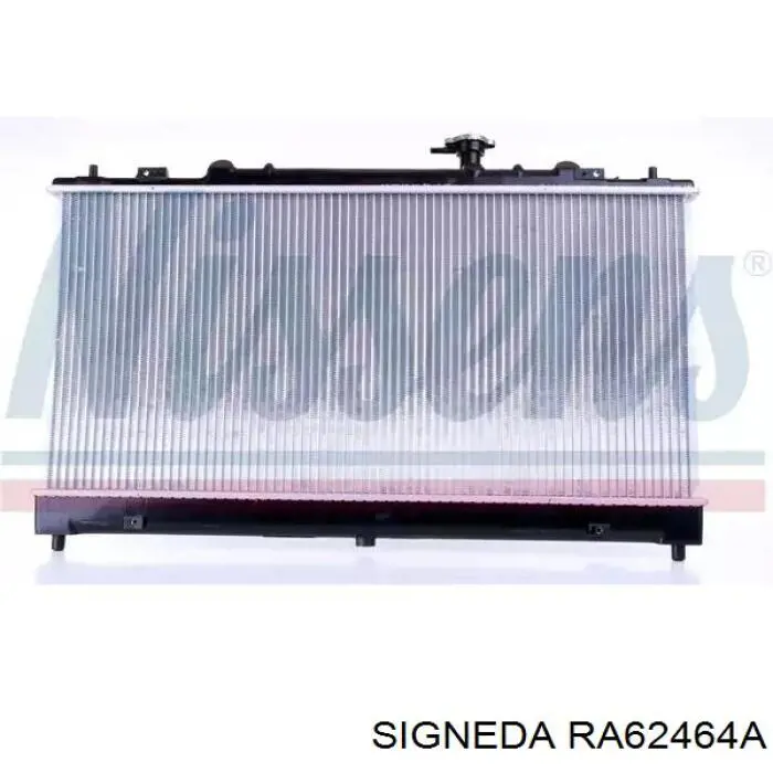 RA62464A Signeda radiador refrigeración del motor