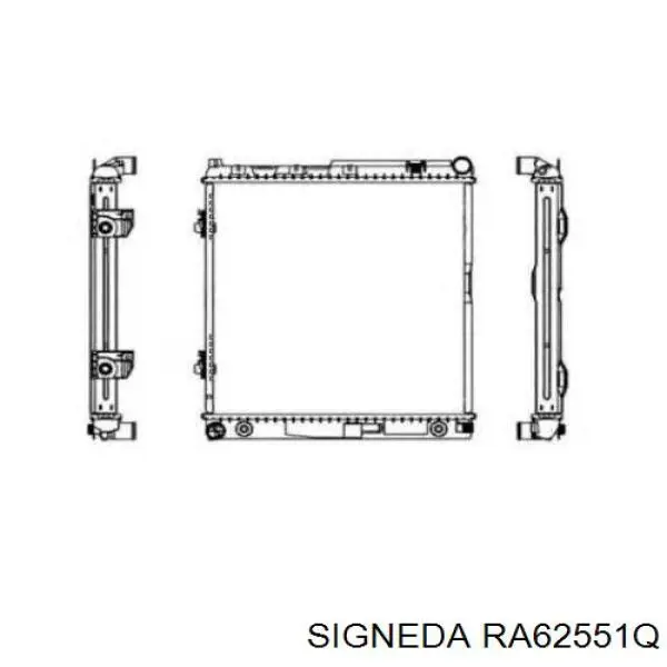 RA62551Q Signeda radiador