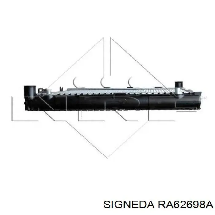 RA62698A Signeda radiador refrigeración del motor