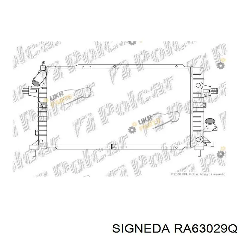Água radiador Polcar 550908A3 precio, desde 71,15 EUR