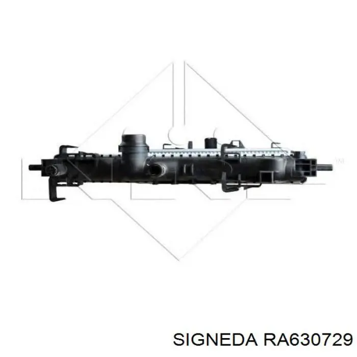 RA630729 Signeda radiador refrigeración del motor