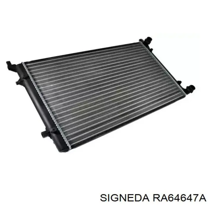 RA64647A Signeda radiador refrigeración del motor