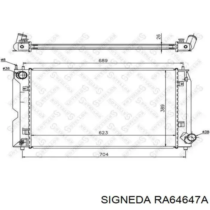 Comprar 4221334000 Toyota Radiador de auto