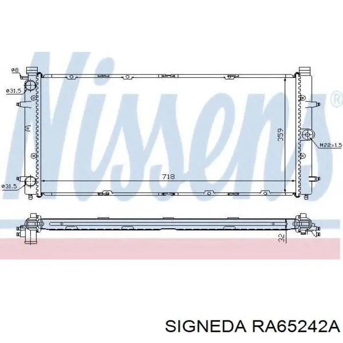 Comprar 0530170068 Depo/Loro/Abakus Radiador de auto