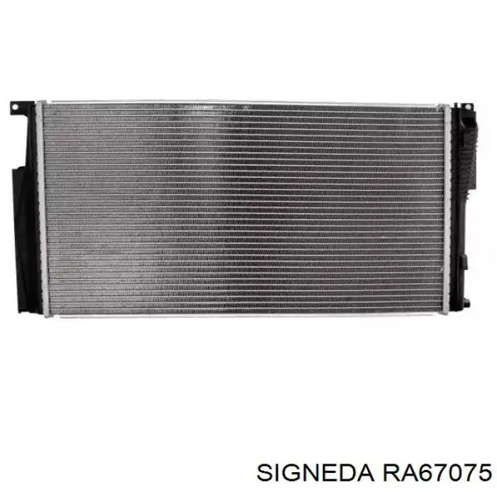 RA67075 Signeda radiador refrigeración del motor