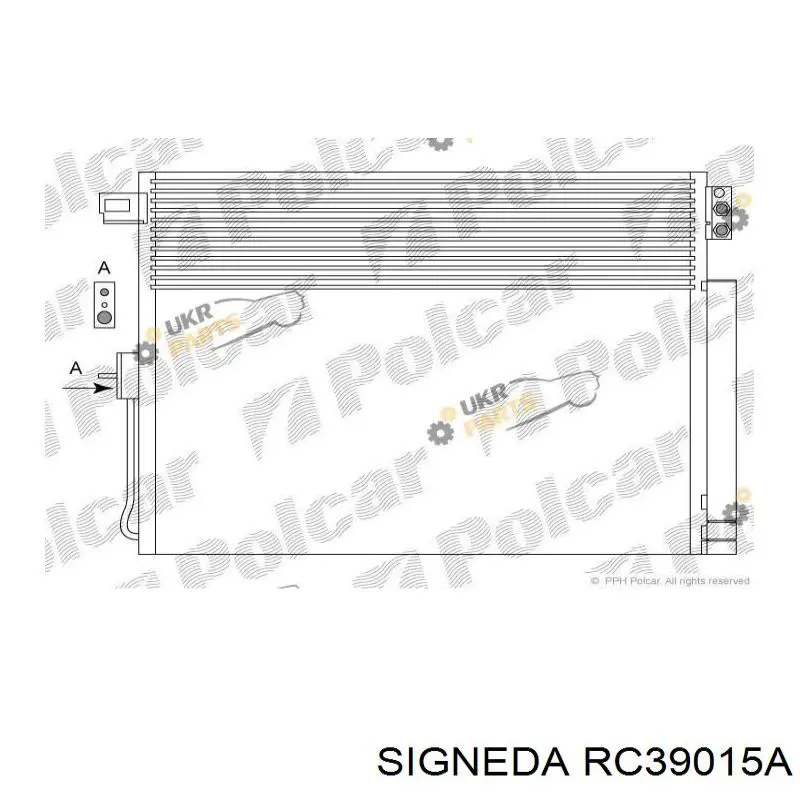 RC39015A Signeda condensador aire acondicionado