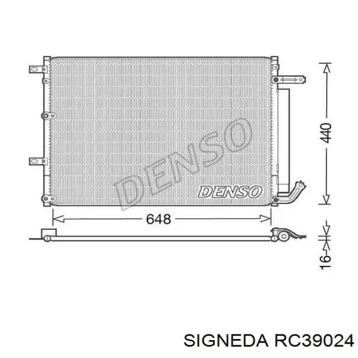 Aire acondicionado capacitor Signeda RC39024 precio, desde 123,25 EUR