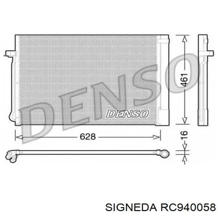 RC940058 Signeda condensador aire acondicionado