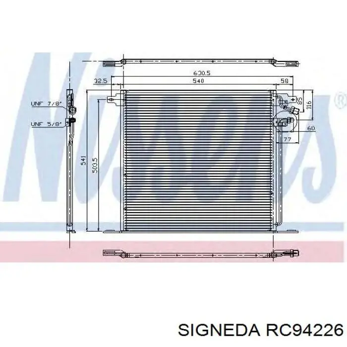 RC94226 Signeda condensador aire acondicionado