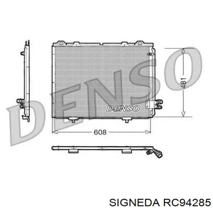 RC94285 Signeda condensador aire acondicionado