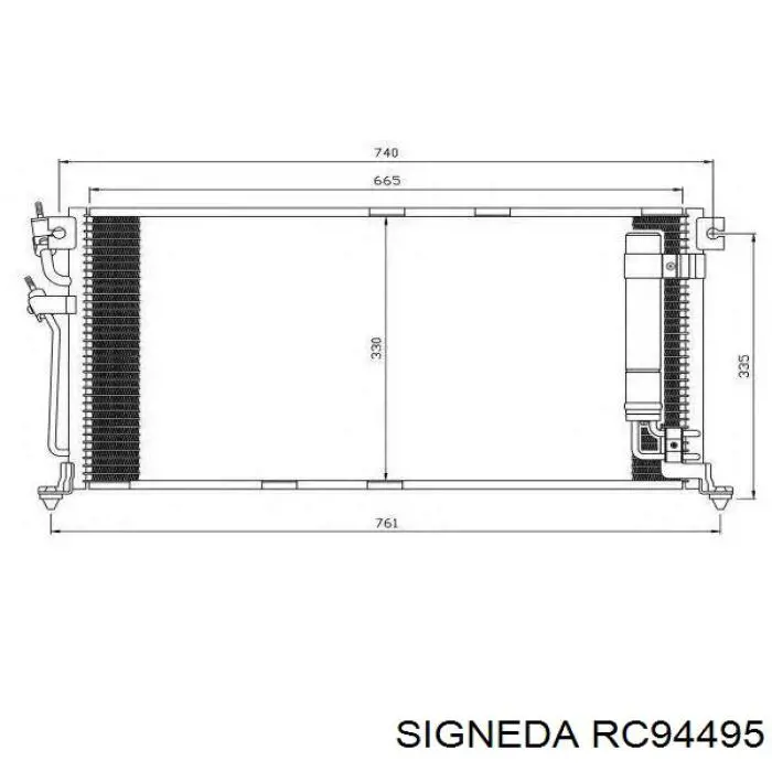 Comprar Condensador aire acondicionado Mitsubishi Lancer VI CJ, CP