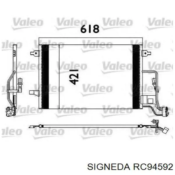 RC94592 Signeda condensador aire acondicionado