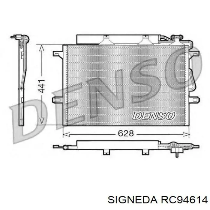 RC94614 Signeda condensador aire acondicionado