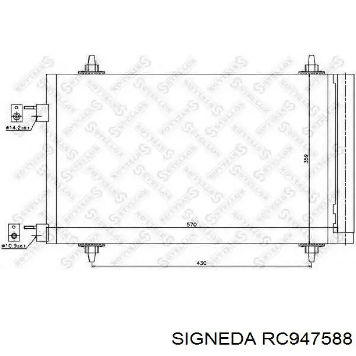 RC947588 Signeda condensador aire acondicionado