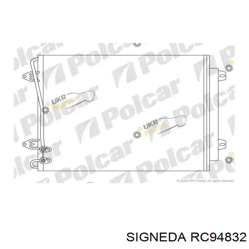 Comprar RC94832 Signeda Condensador de aire acondicionado