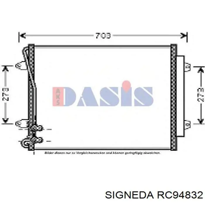 Condensador aire acondicionado RC94832 Signeda