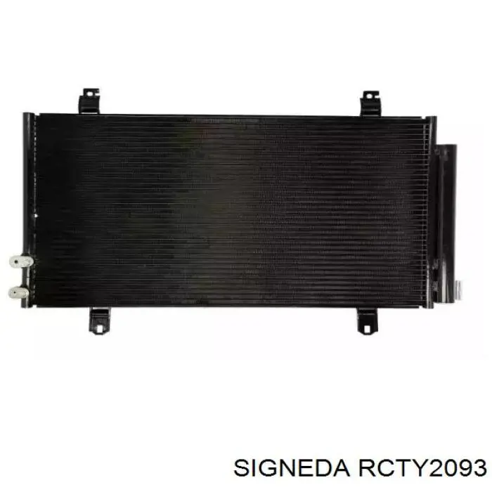 606TY2093 TYC Radiador de aire acondicionado
