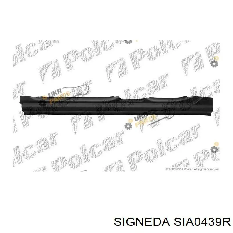 Umbral de puerta, derecha SIA0439R Signeda