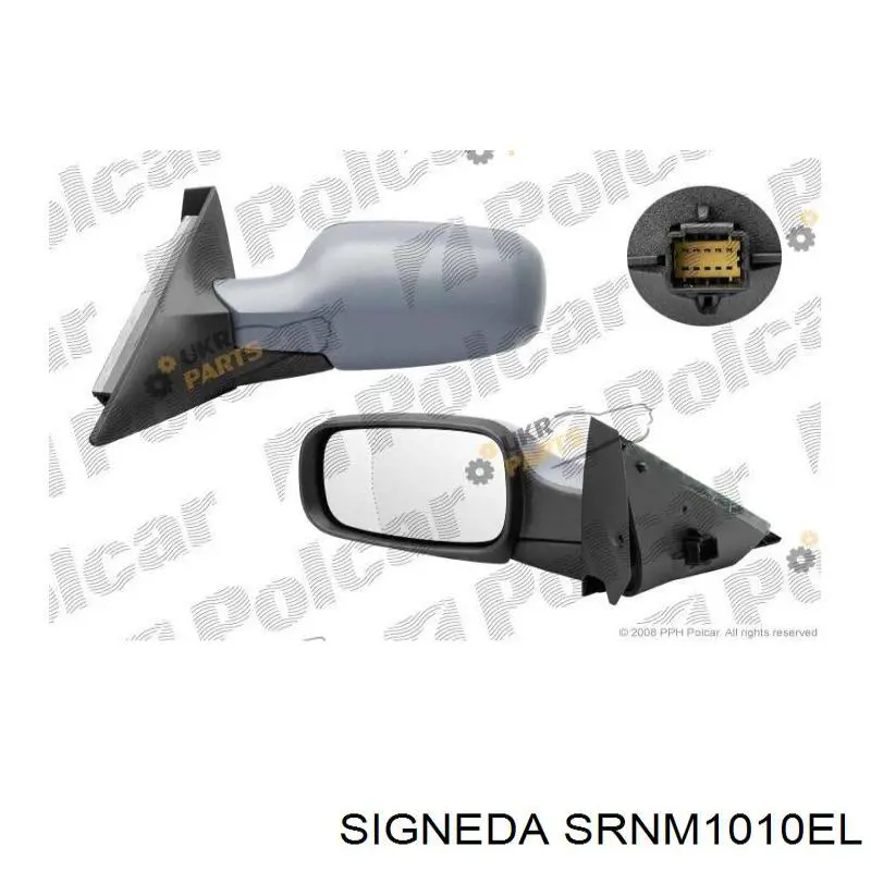 SRNM1010EL Signeda cristal de espejo retrovisor exterior izquierdo