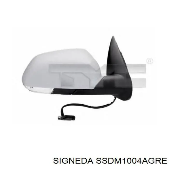 SSDM1004AGRE Signeda cristal de espejo retrovisor exterior derecho