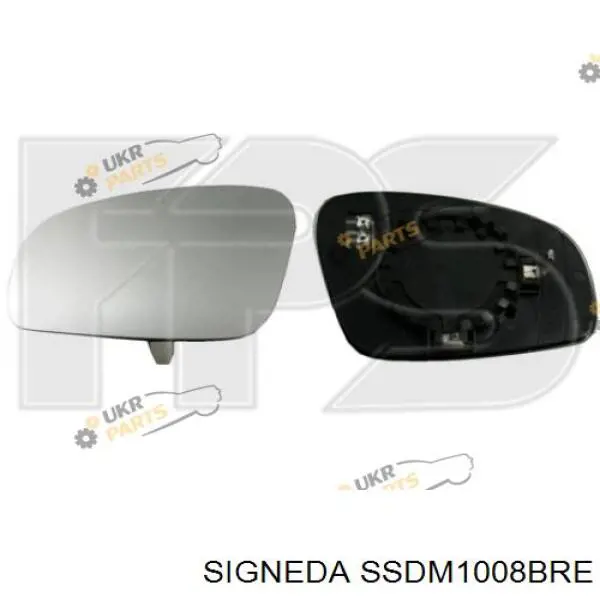 SSDM1008BRE Signeda cristal de espejo retrovisor exterior derecho