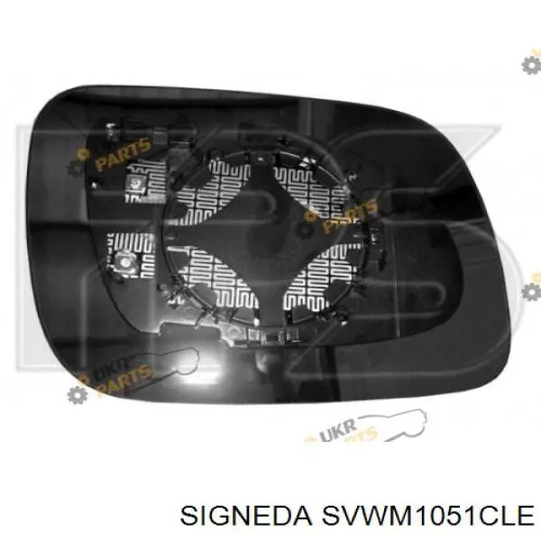 SVWM1051CLE Signeda cristal de espejo retrovisor exterior izquierdo