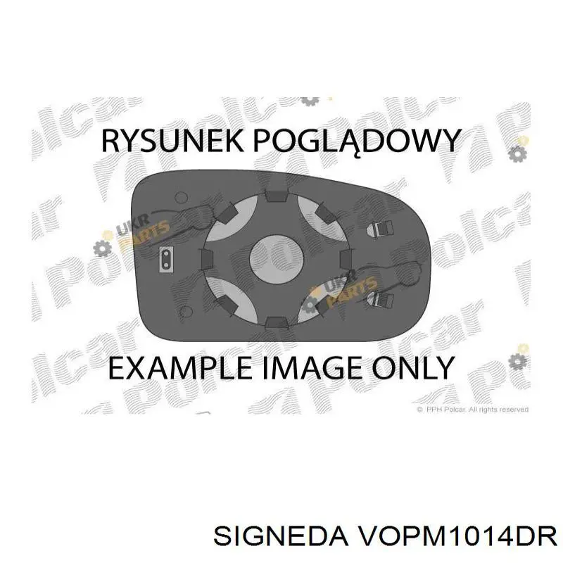 VOPM1014DR Signeda superposicion(cubierta De Espejo Retrovisor Derecho)