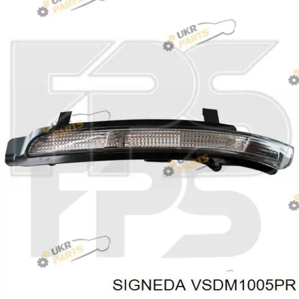 Luz intermitente del espejo retrovisor derecho 34949002 AND