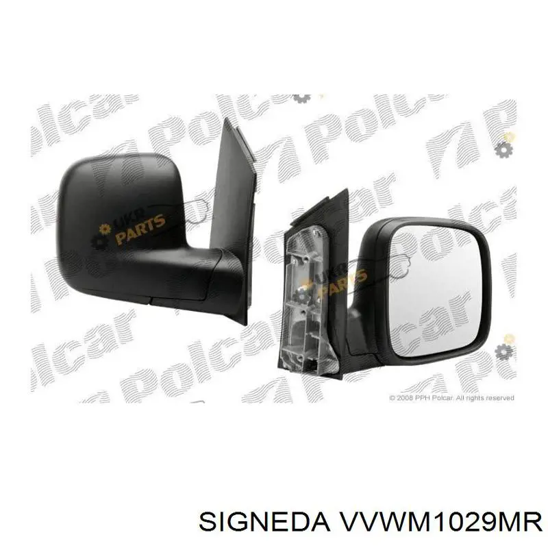 Espejo de retrovisor derecho 0510594400 Tempest