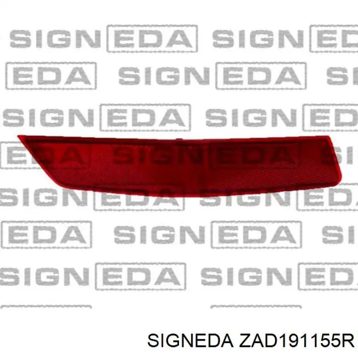 ZAD191155R Signeda piloto parachoques trasero derecho