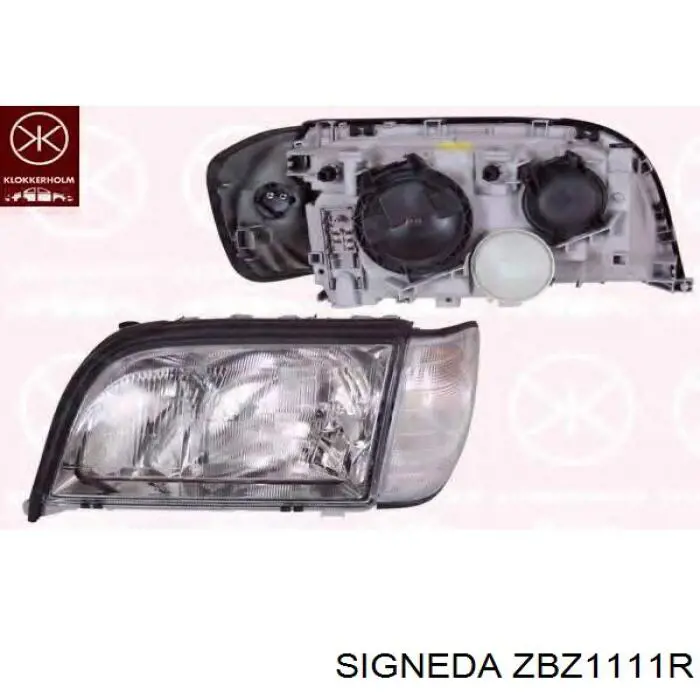 ZBZ1111R Signeda faro derecho