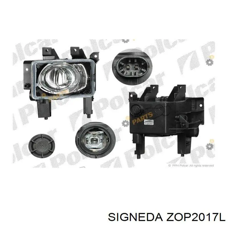 Luz antiniebla izquierdo FP5206H1T FPS