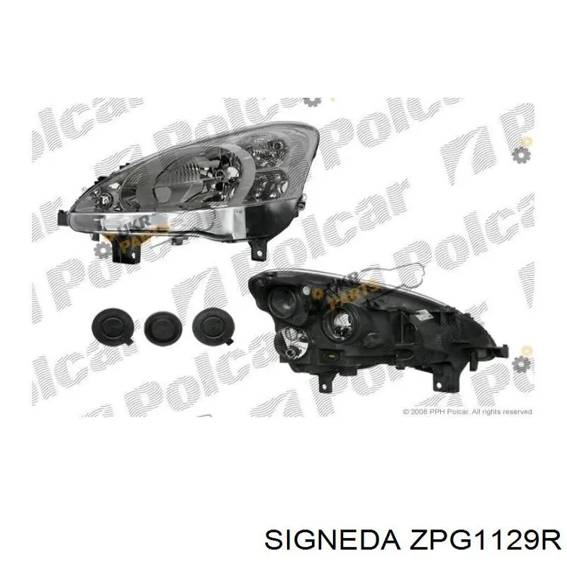 Faro derecho ZPG1129R Signeda