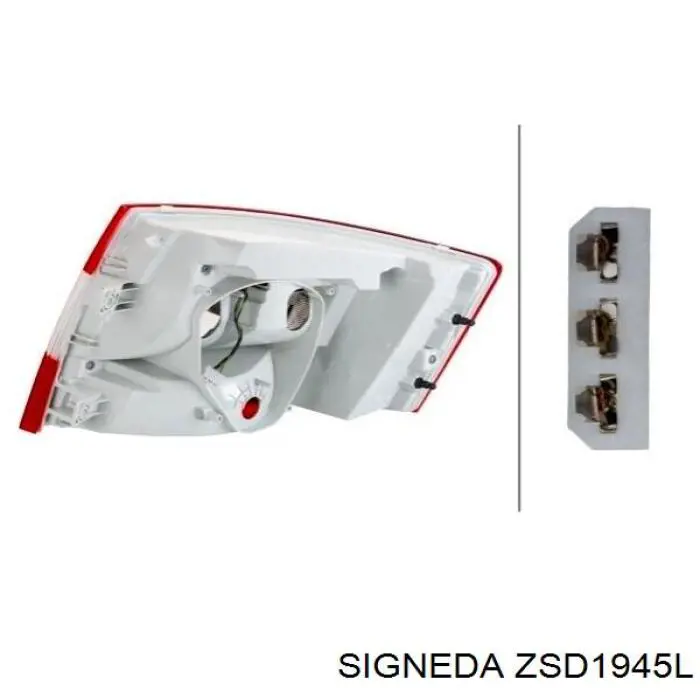 Piloto trasero izquierdo VAG 5E5945095B precio, desde 141,25 EUR