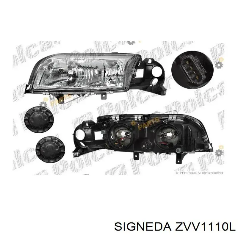 ZVV1110L Signeda faro izquierdo