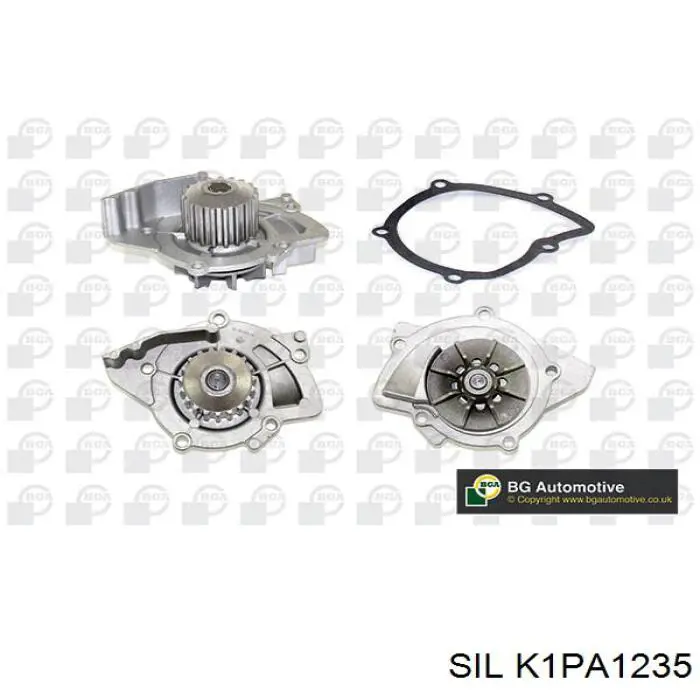 K1PA1235 SIL kit de correa de distribución
