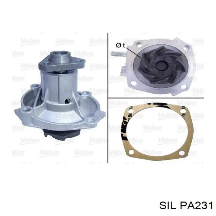 Bomba de agua SIL PA231