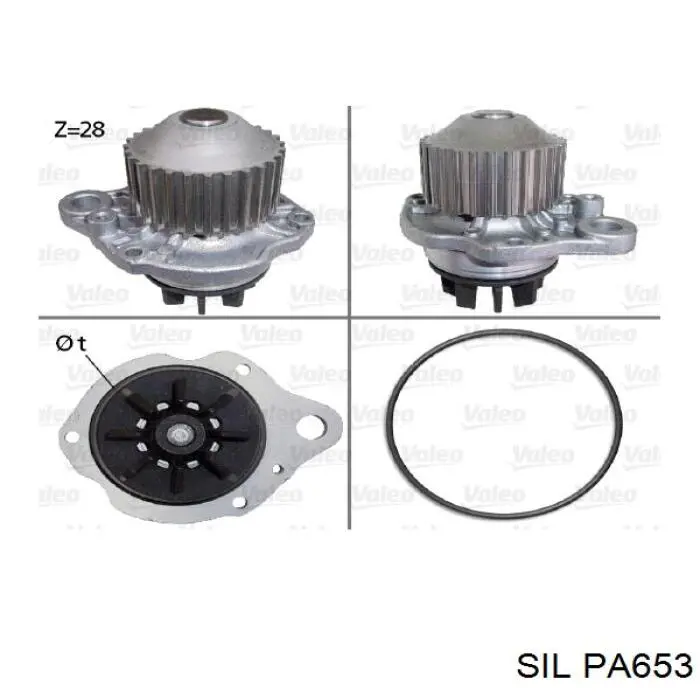 PA653 SIL bomba de agua