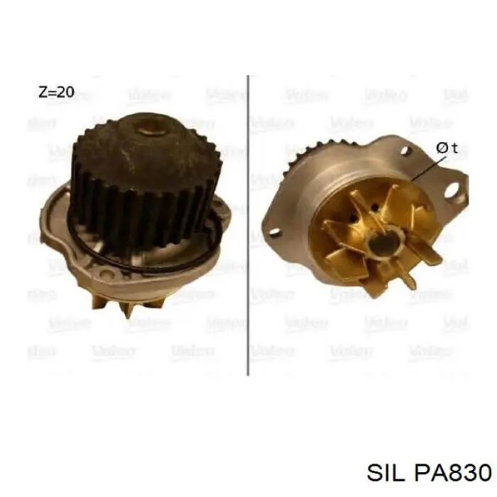 PA830 SIL bomba de agua