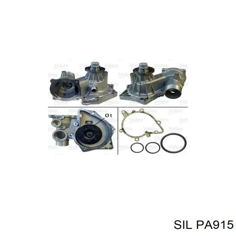 PA915 SIL Bomba refrigerante coche