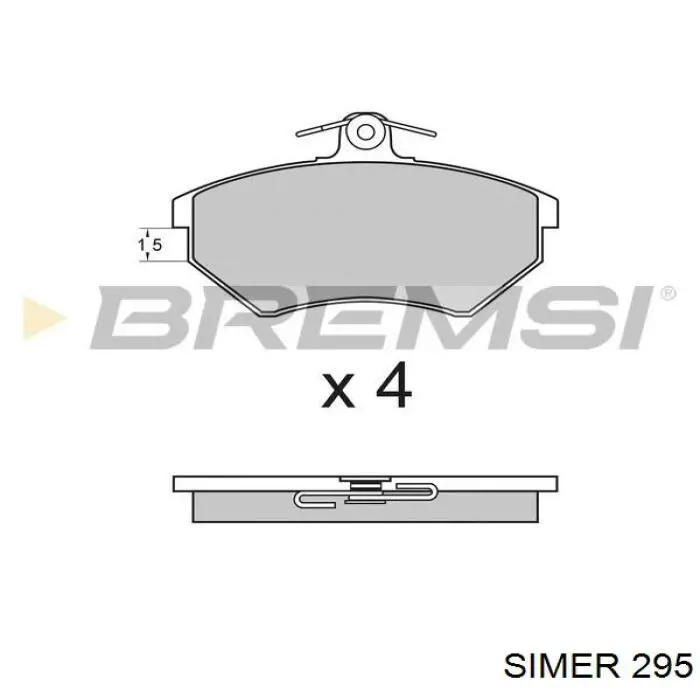 Pastillas de freno delanteras Seat Toledo 1 1L