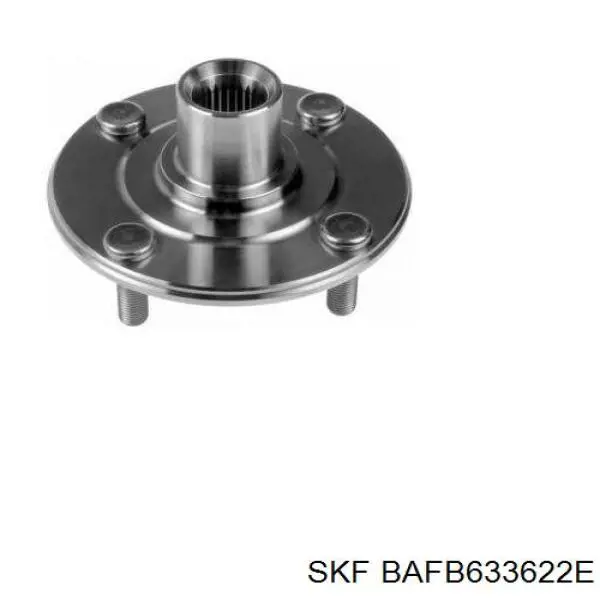 BAFB633622E SKF cubo de rueda trasero