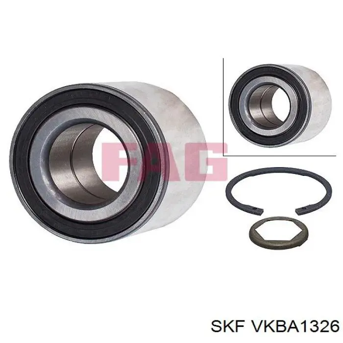 VKBA 1326 SKF cojinete de rueda trasero