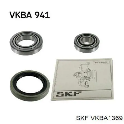 VKBA 1369 SKF cojinete de rueda delantero