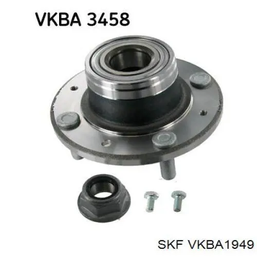 VKBA1949 SKF cubo de rueda trasero