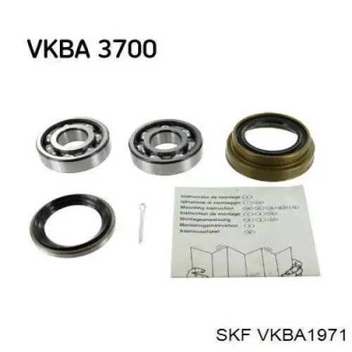 VKBA1971 SKF cojinete de rueda trasero